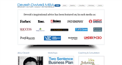 Desktop Screenshot of deveshdwivedi.com